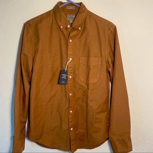 J. Crew Oxford, Tobacco, Men’s Small